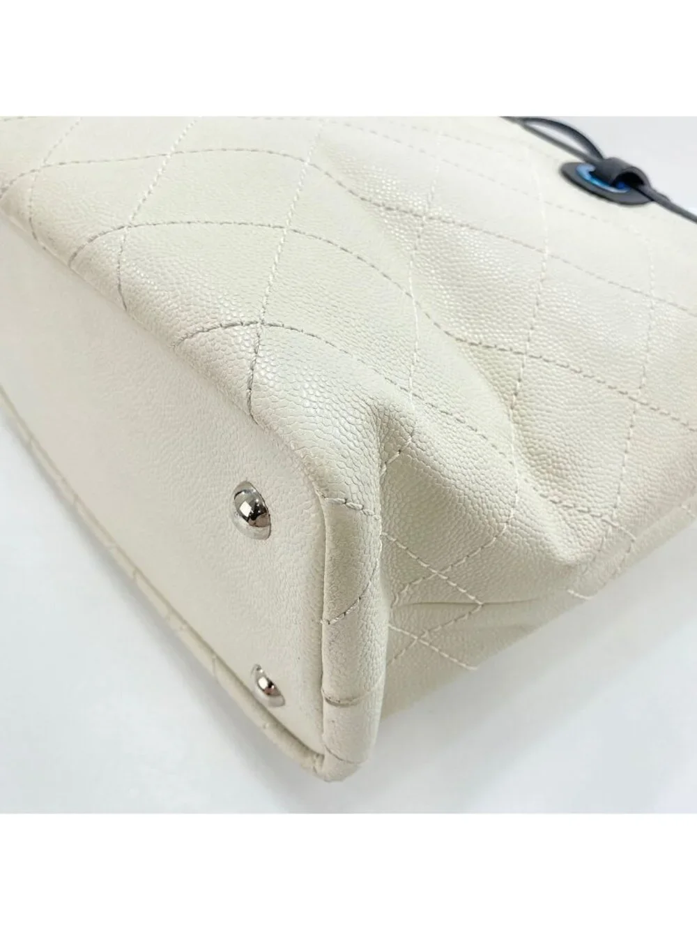 Chanel Tote Quilted White